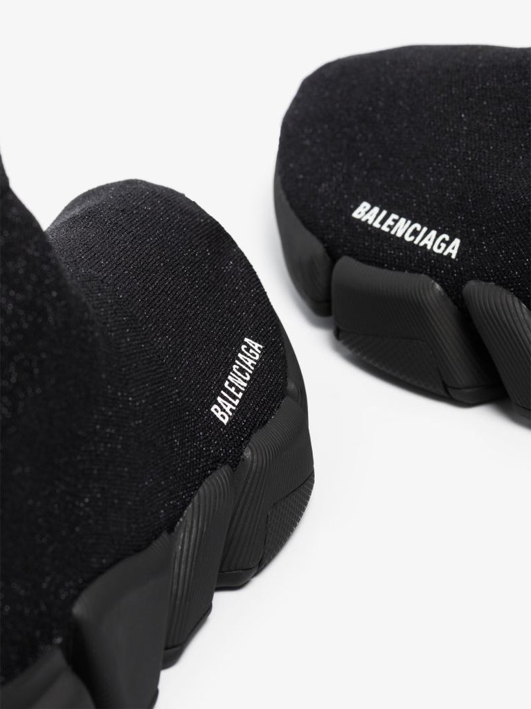 Black Speed 2.0 Sock Sneakers