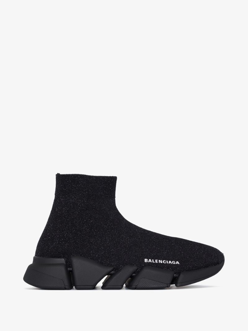 Black Speed 2.0 Sock Sneakers