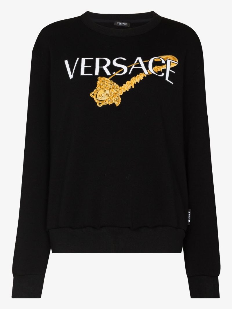 Medusa Safety Pin Logo Sweatshirt