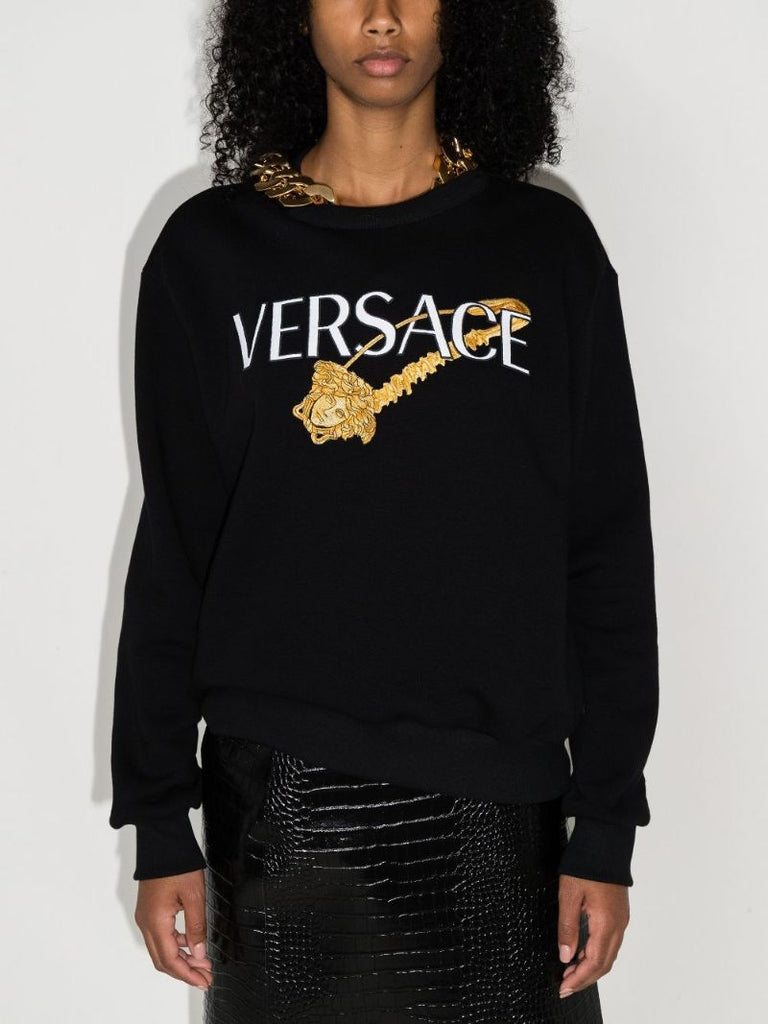 Medusa Safety Pin Logo Sweatshirt