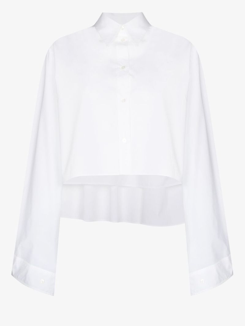 Flared Cropped Shirt