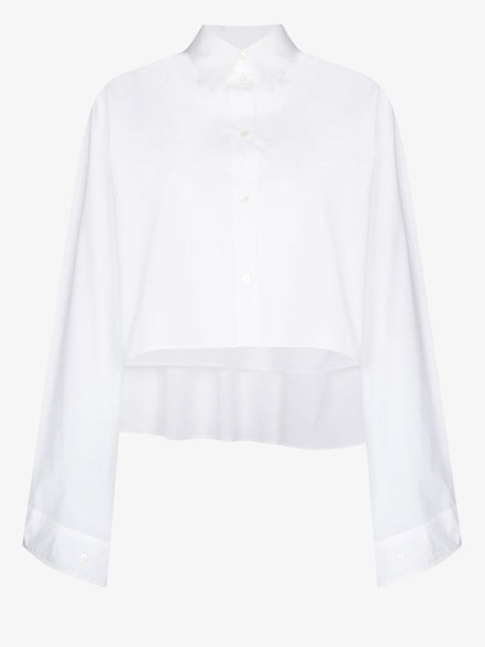 Flared Cropped Shirt