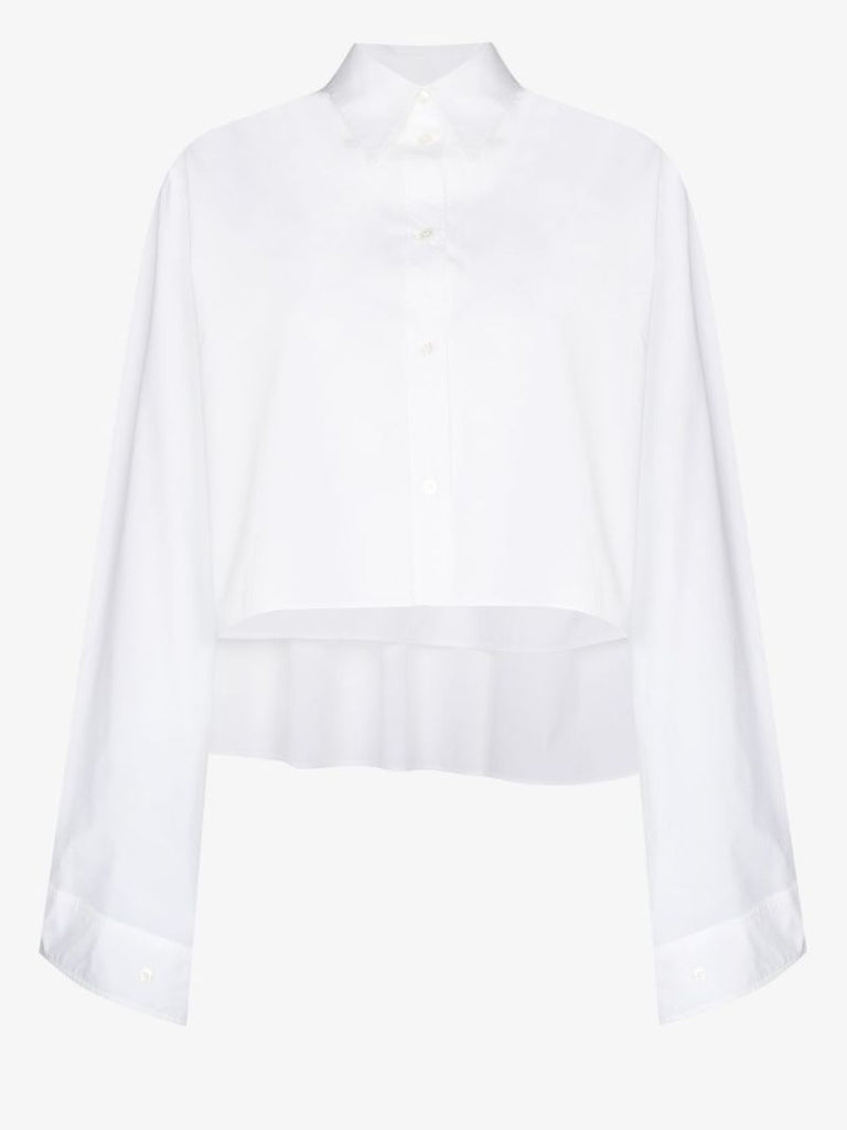 Flared Cropped Shirt
