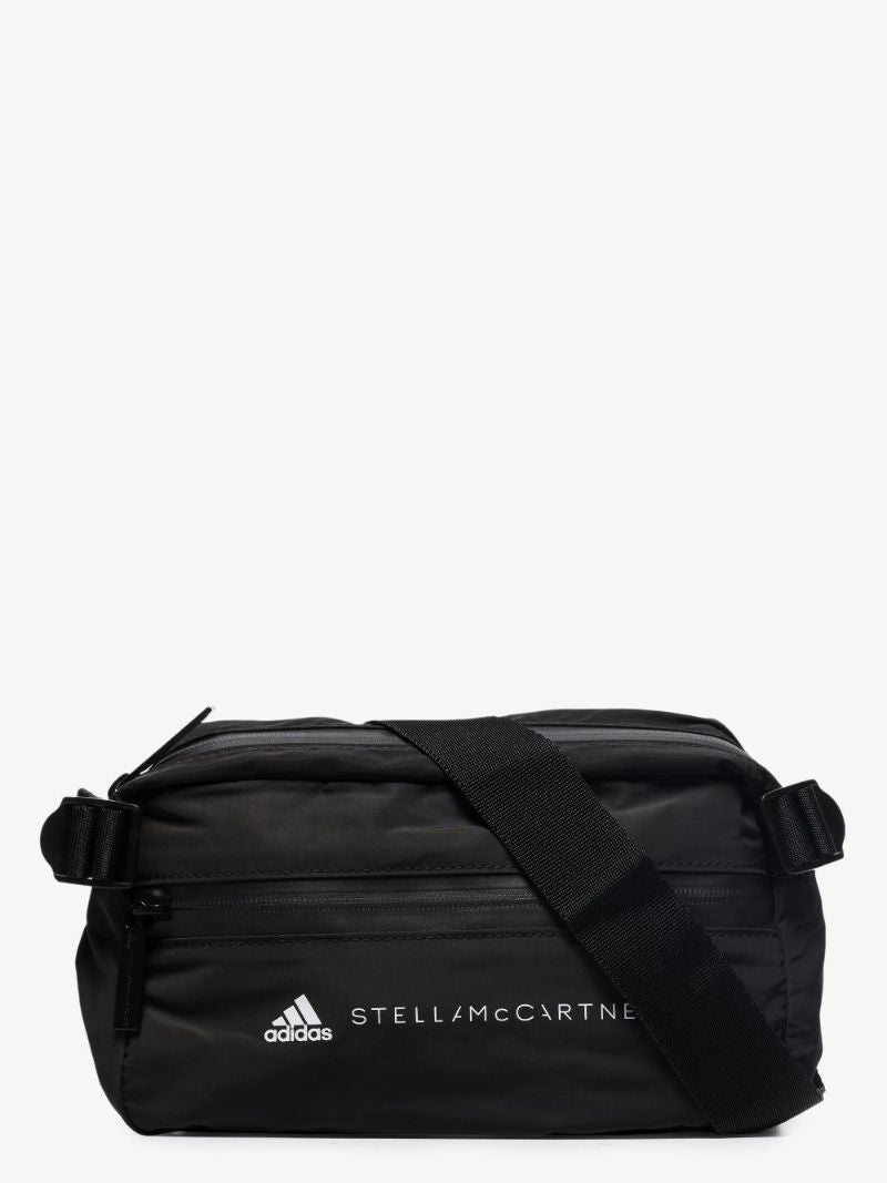 Black Logo Cross Body Bag