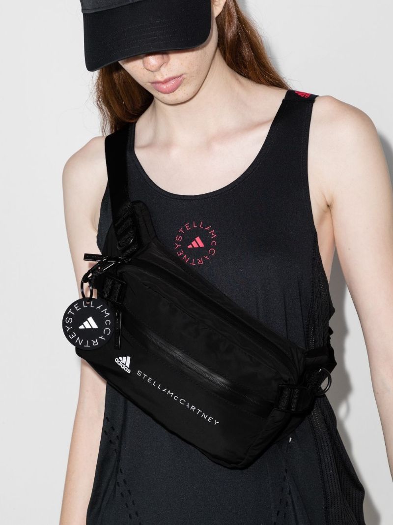 Black Logo Cross Body Bag