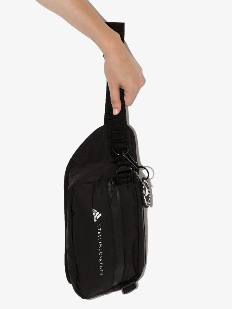 Black Logo Cross Body Bag