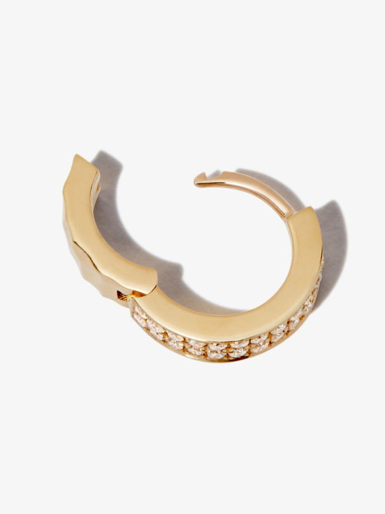 18k Yellow Gold Aspect Diamond Earring