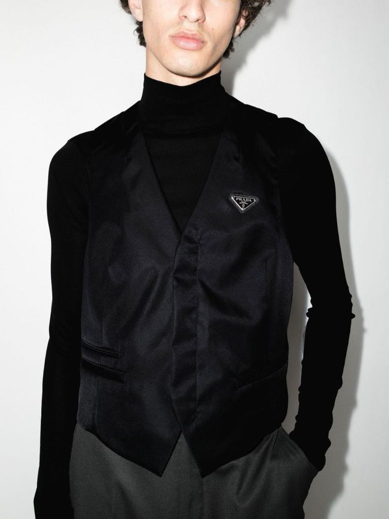 Logo Re-nylon Waistcoat