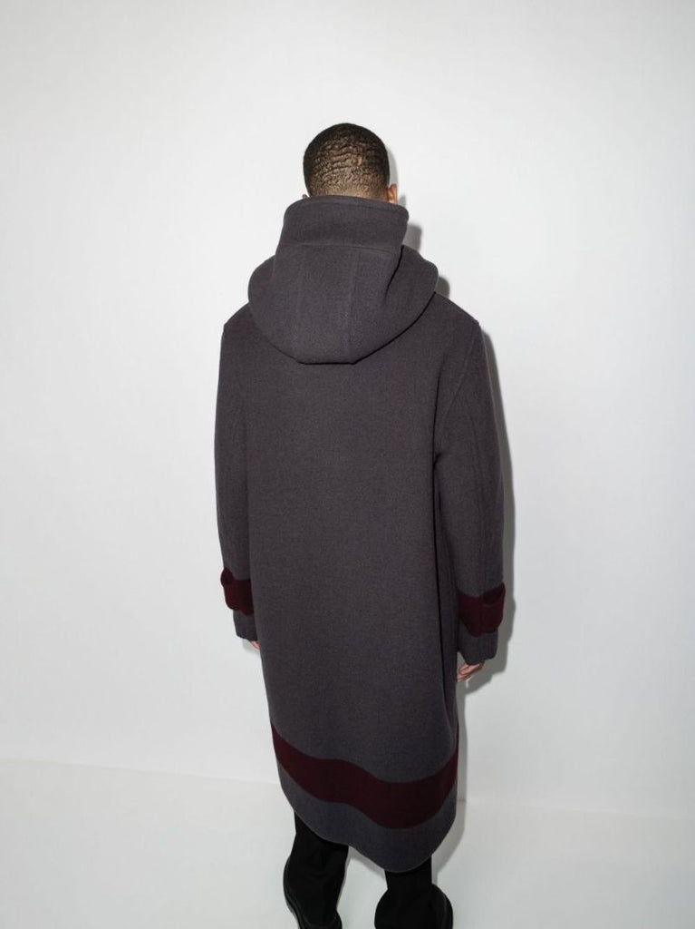 Panelled Wool Duffle Coat