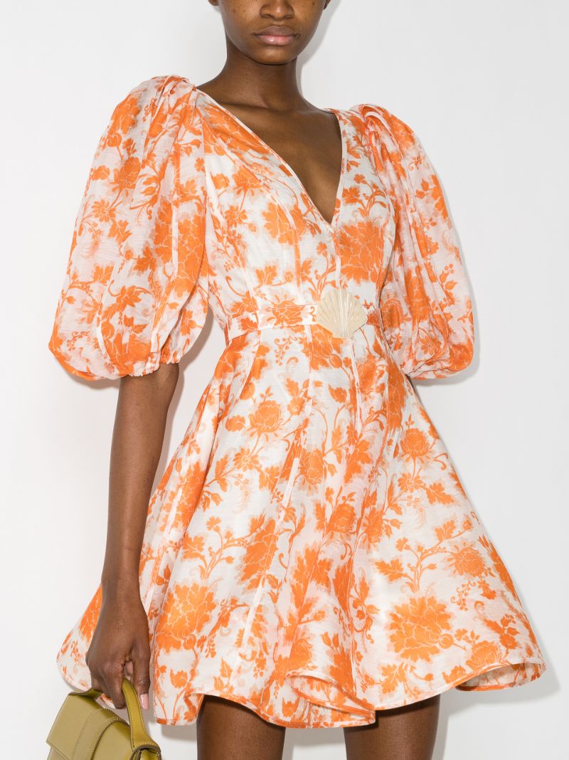 Postcard Floral Mini Dress