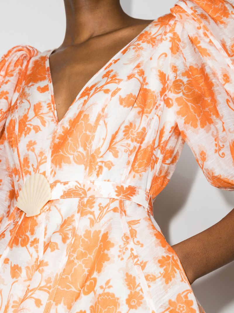 Postcard Floral Mini Dress