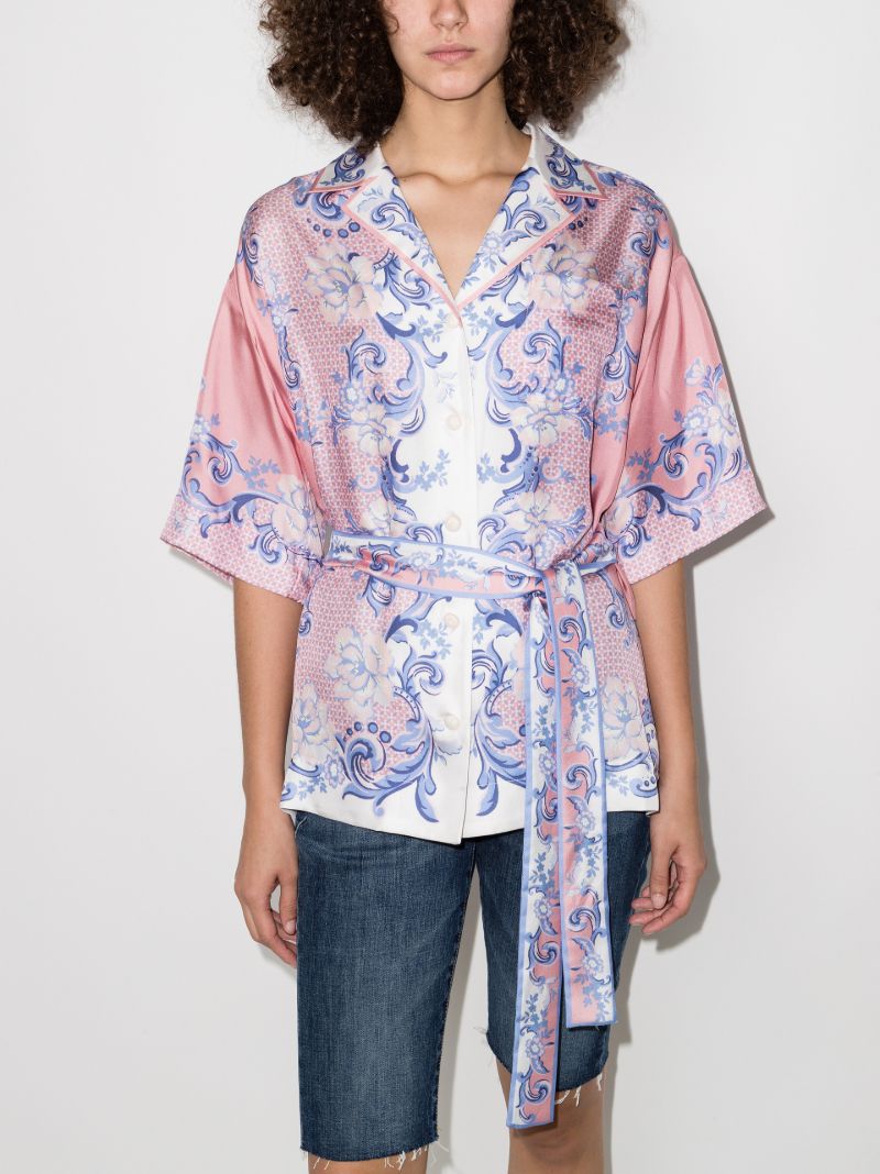 Postcard Silk Shirt