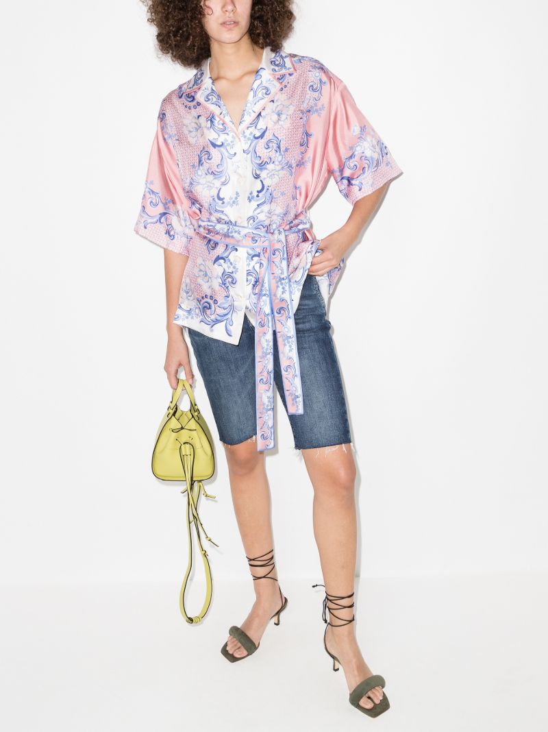 Postcard Silk Shirt