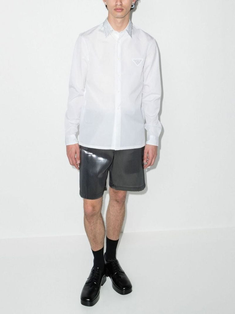 Party Studded Cotton Shirt