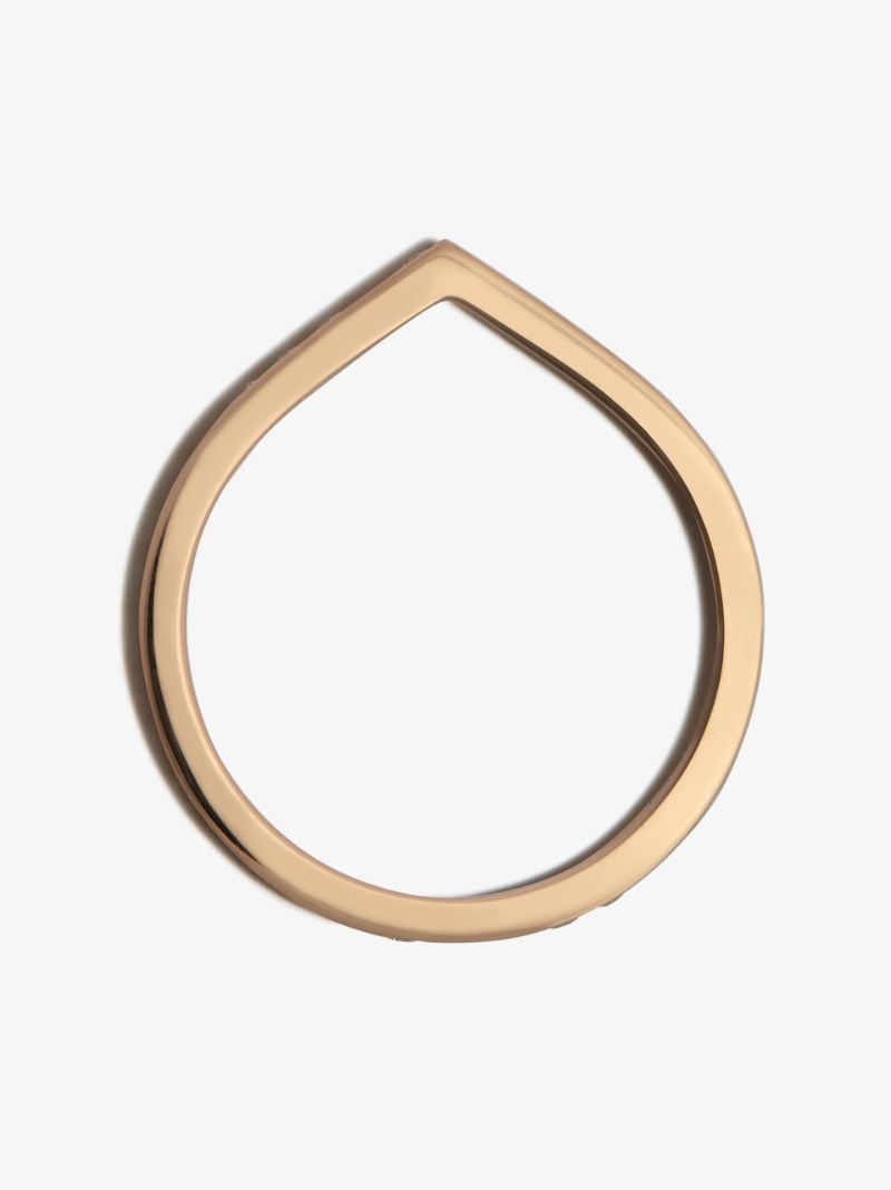 18k Rose Gold Antifer Diamond Ring