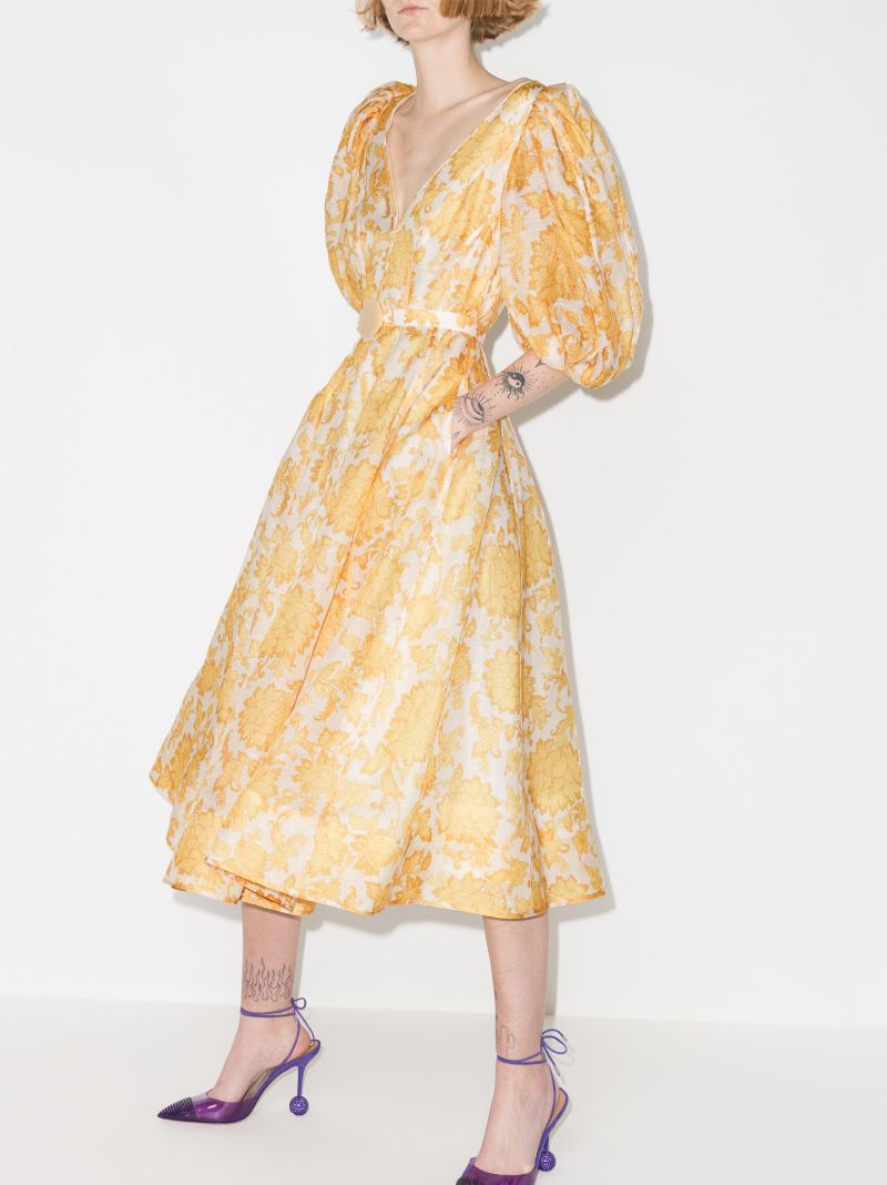 Postcard Floral Midi Dress