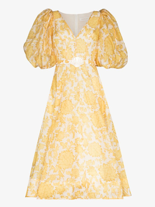 Postcard Floral Midi Dress