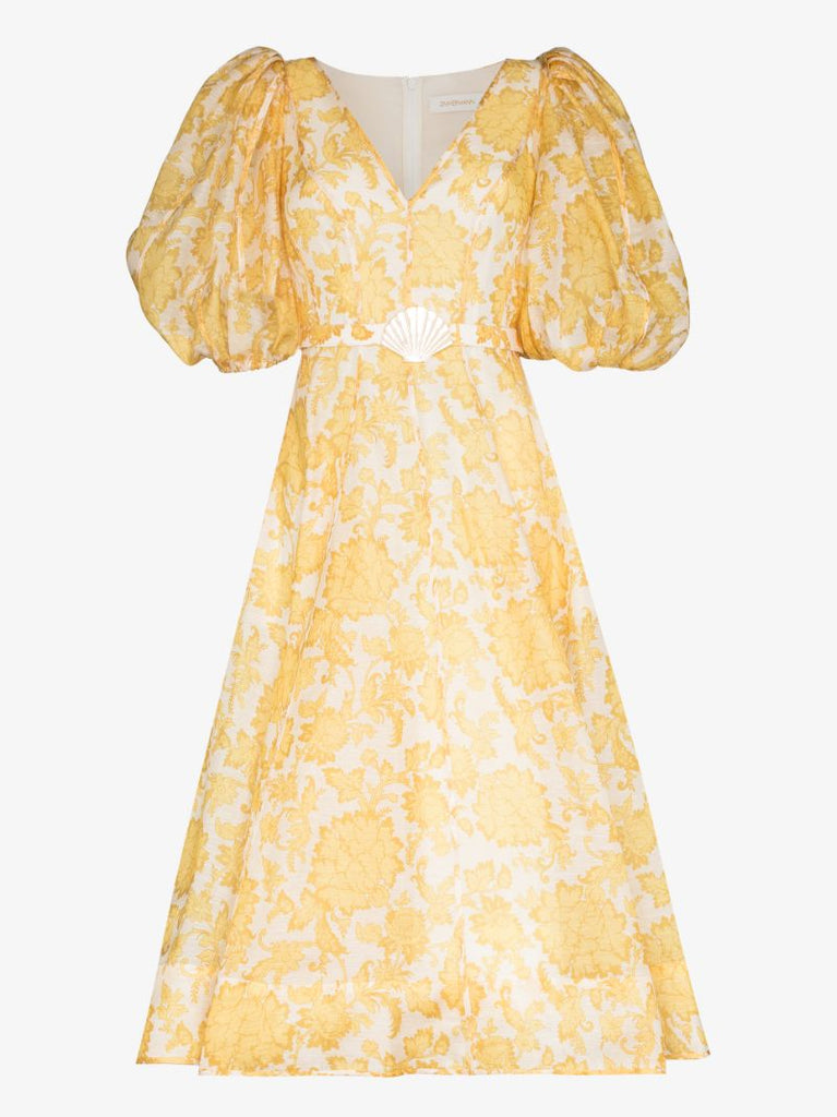 Postcard Floral Midi Dress