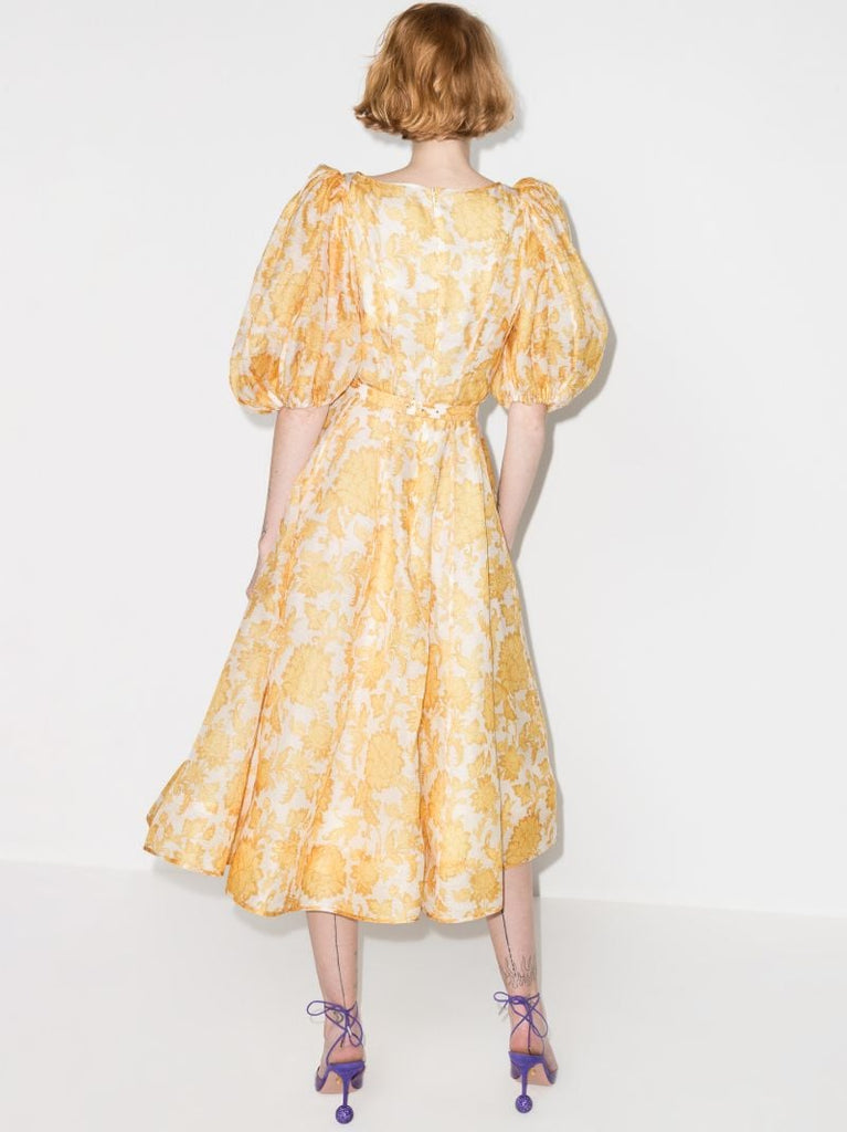 Postcard Floral Midi Dress