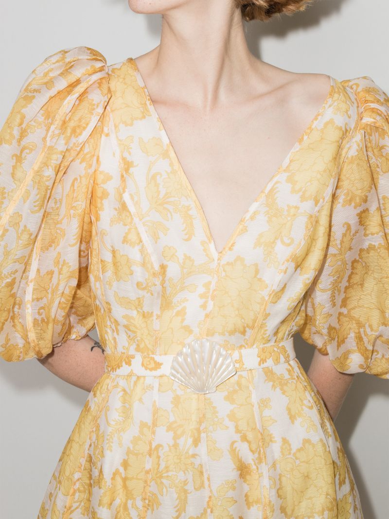 Postcard Floral Midi Dress