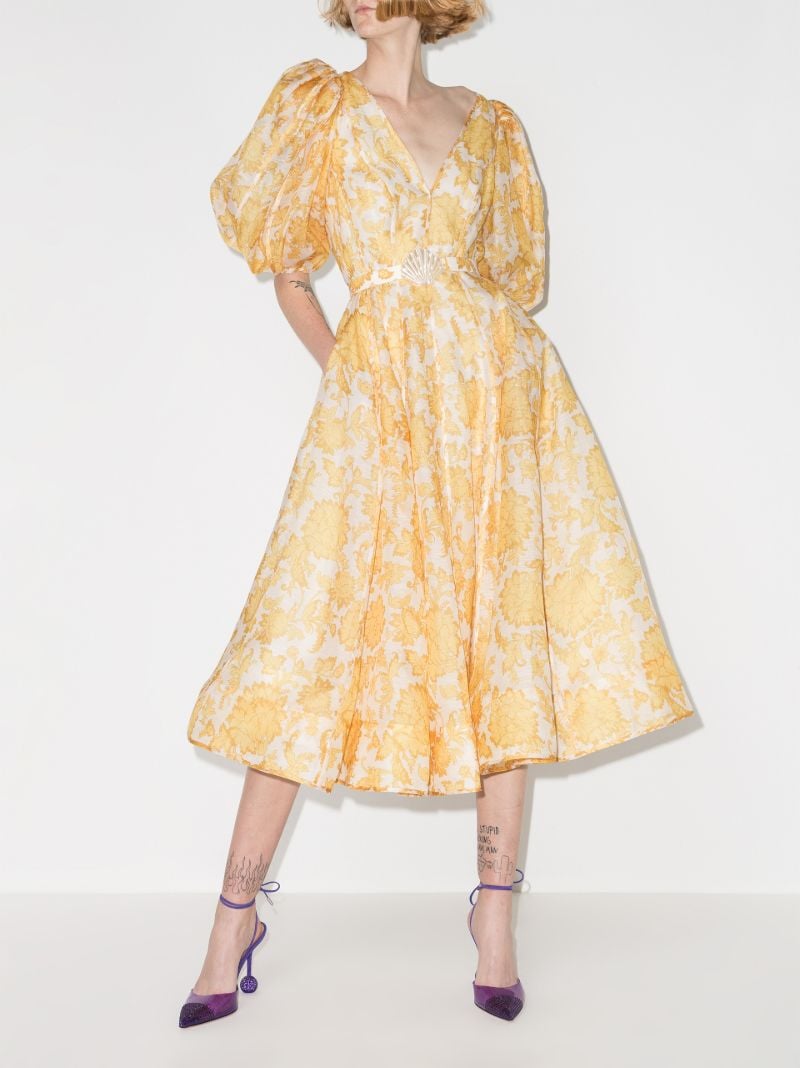 Postcard Floral Midi Dress