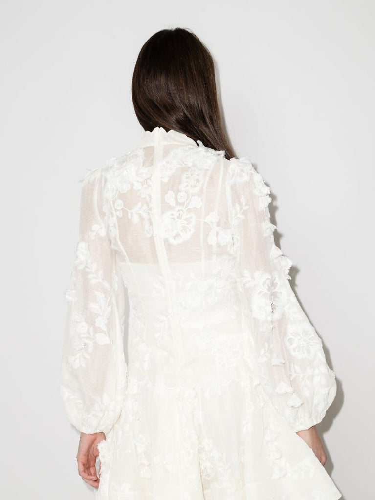 Postcard High Neck Blouse