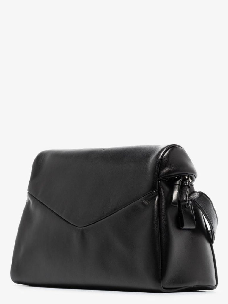 Black Signaux Leather Shoulder Bag