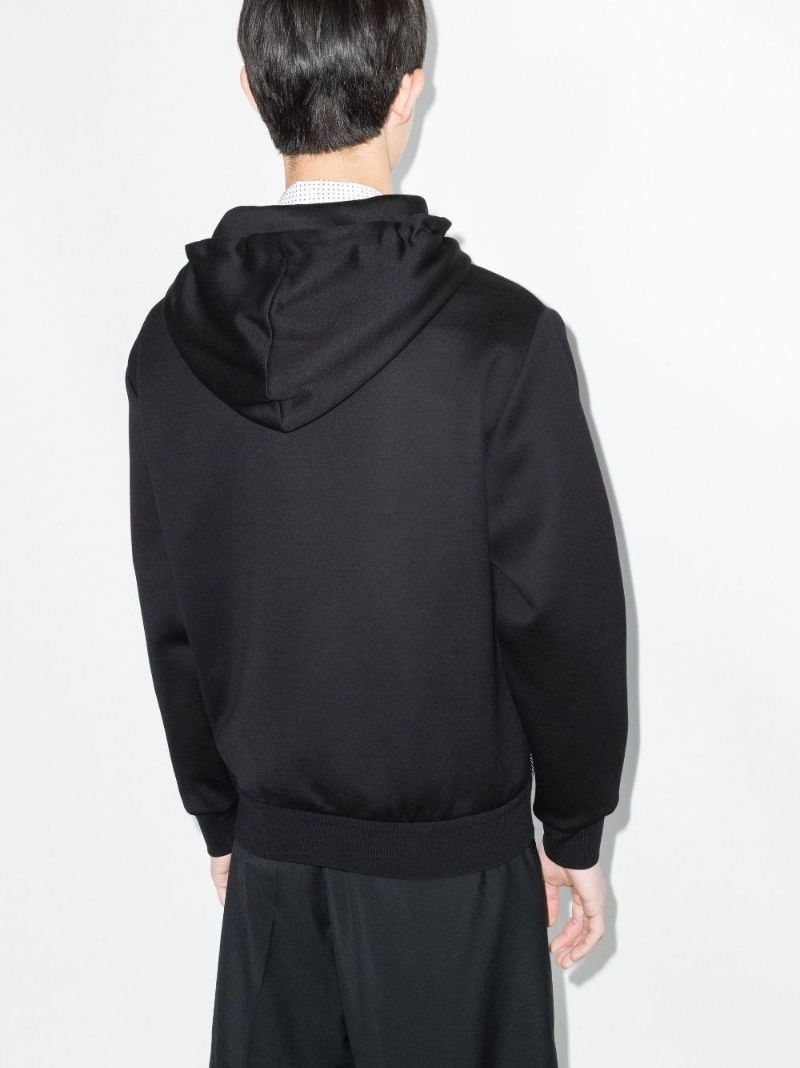 Studded Logo Cotton Hoodie