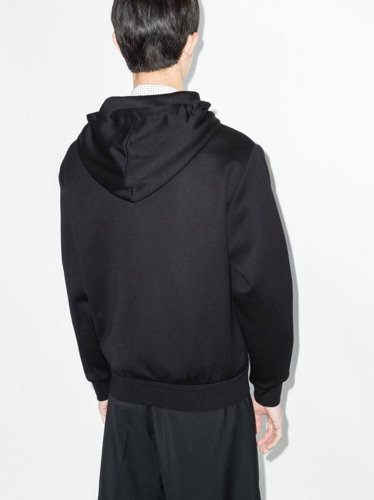 Studded Logo Cotton Hoodie