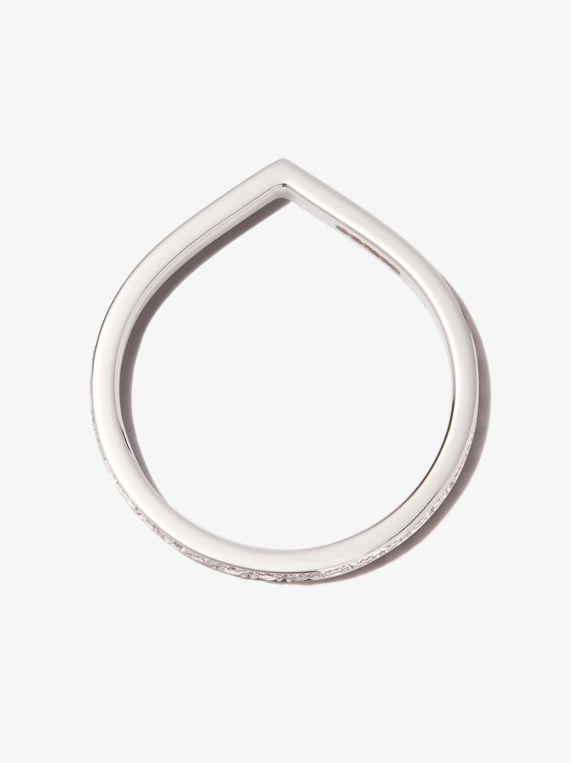 18k White Gold Antifer Diamond Ring