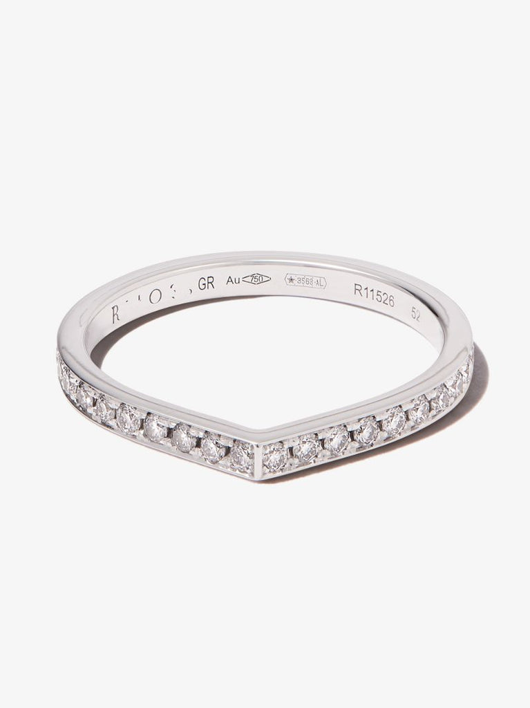 18k White Gold Antifer Diamond Ring