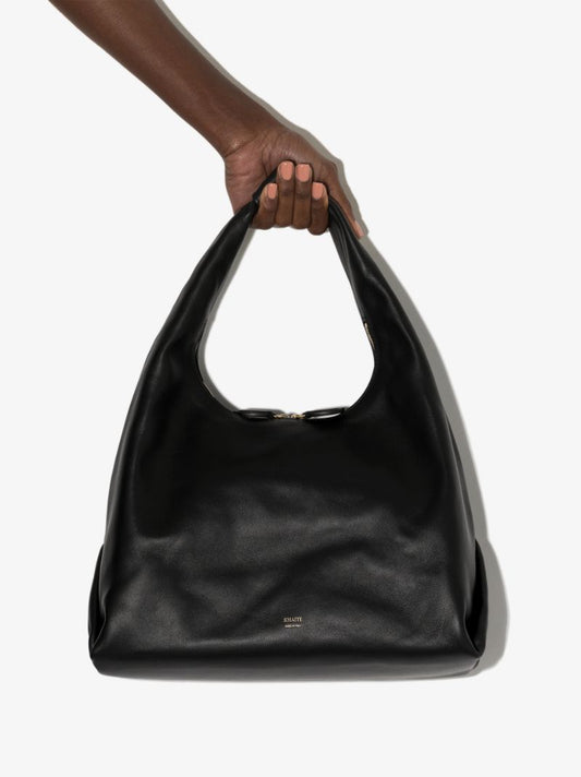 Black the Large Beatrice Leather Shoulder Bag