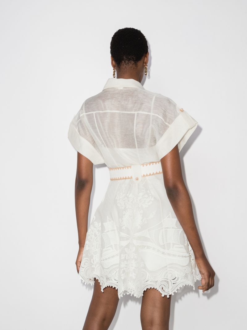 Postcard Broderie Anglaise Mini Dress