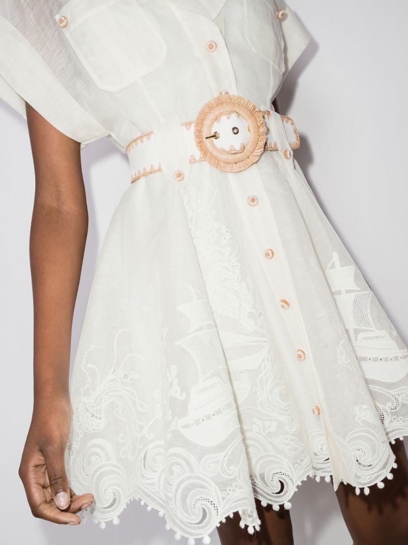 Postcard Broderie Anglaise Mini Dress