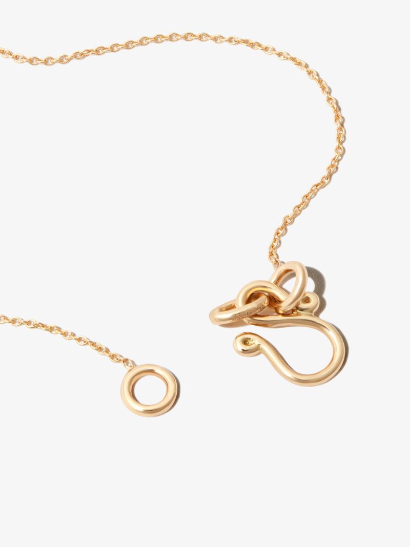 18kt Yellow Gold Bellis Simple Diamond Necklace