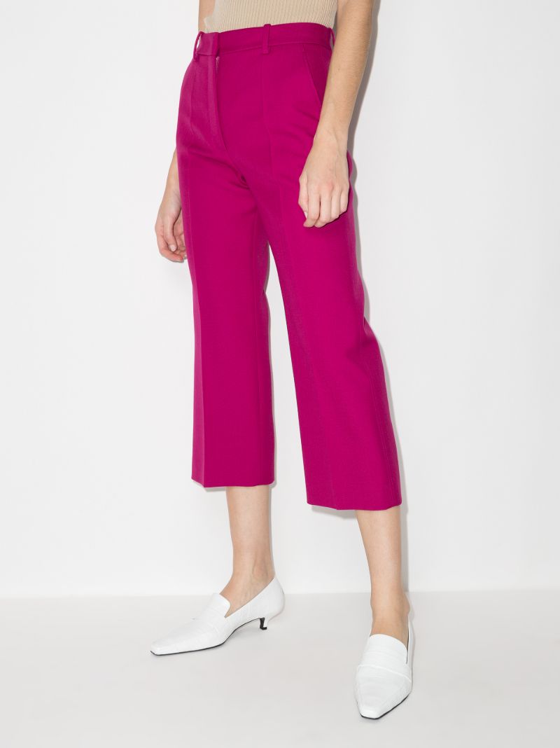 Cropped Wool Trousers
