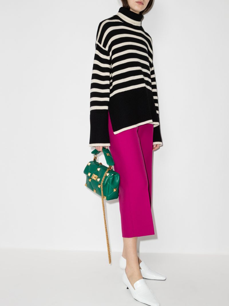Cropped Wool Trousers
