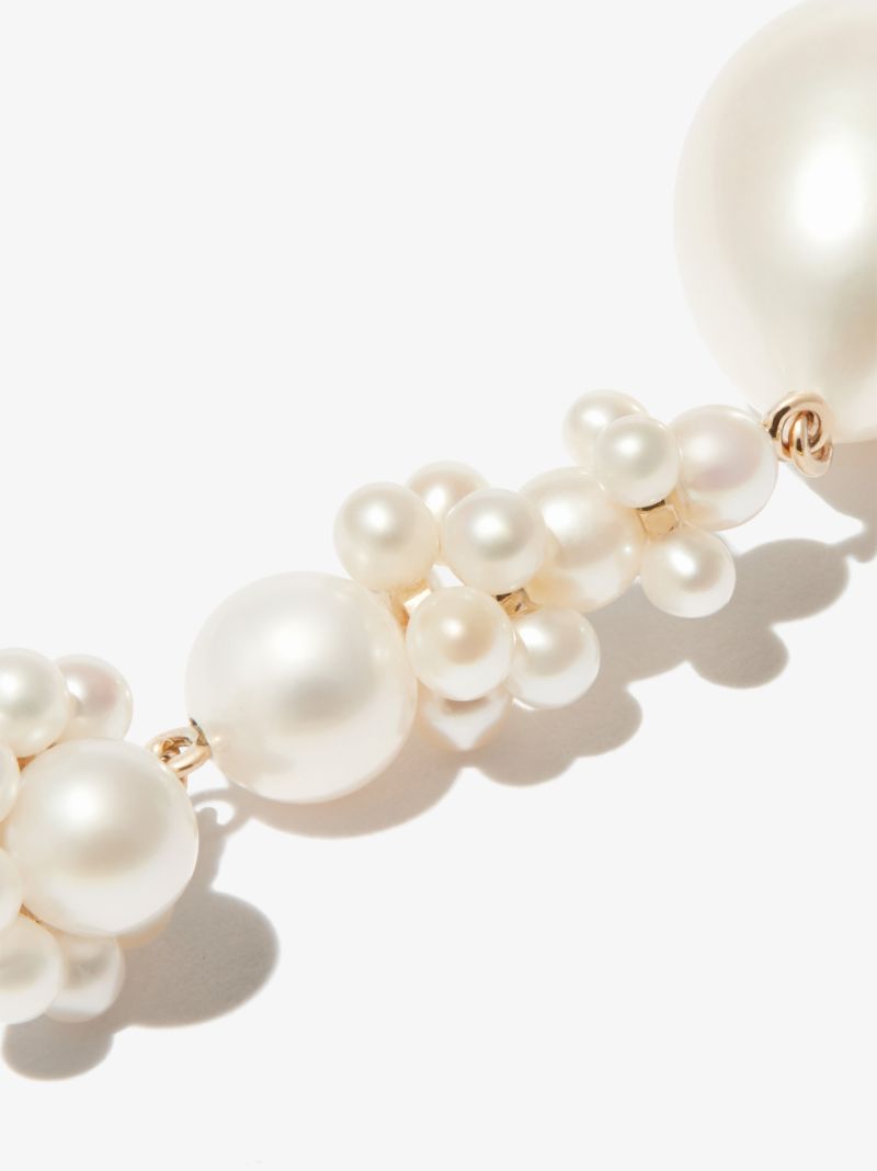 14k Yellow Gold Bellis L'eau Pearl Earrings