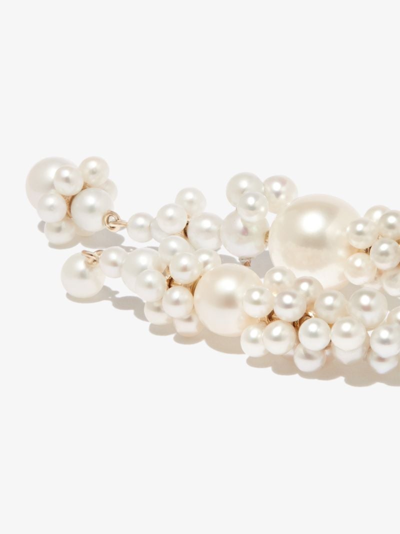 14k Yellow Gold Fontaine Nuit Pearl Earring
