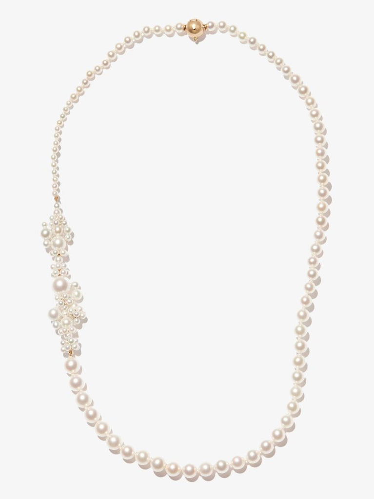 14k Yellow Gold Peggy Fontaine Pearl Necklace