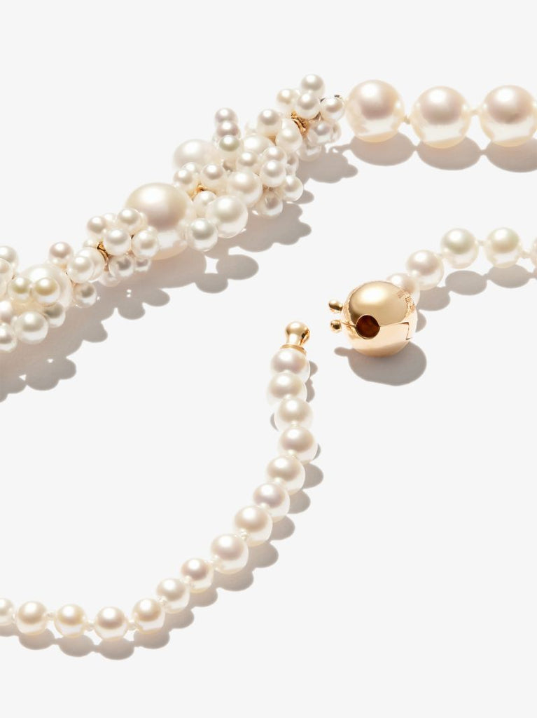 14k Yellow Gold Peggy Fontaine Pearl Necklace