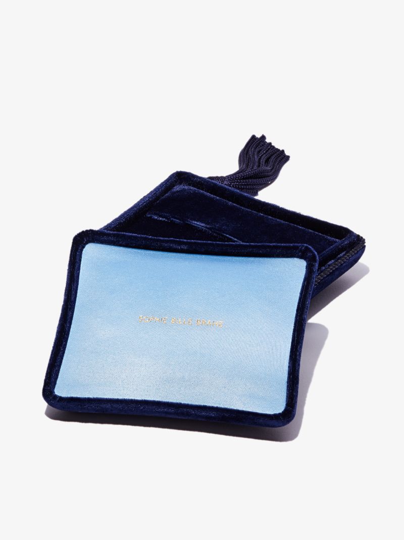 Blue Small Velvet Jewellery Box