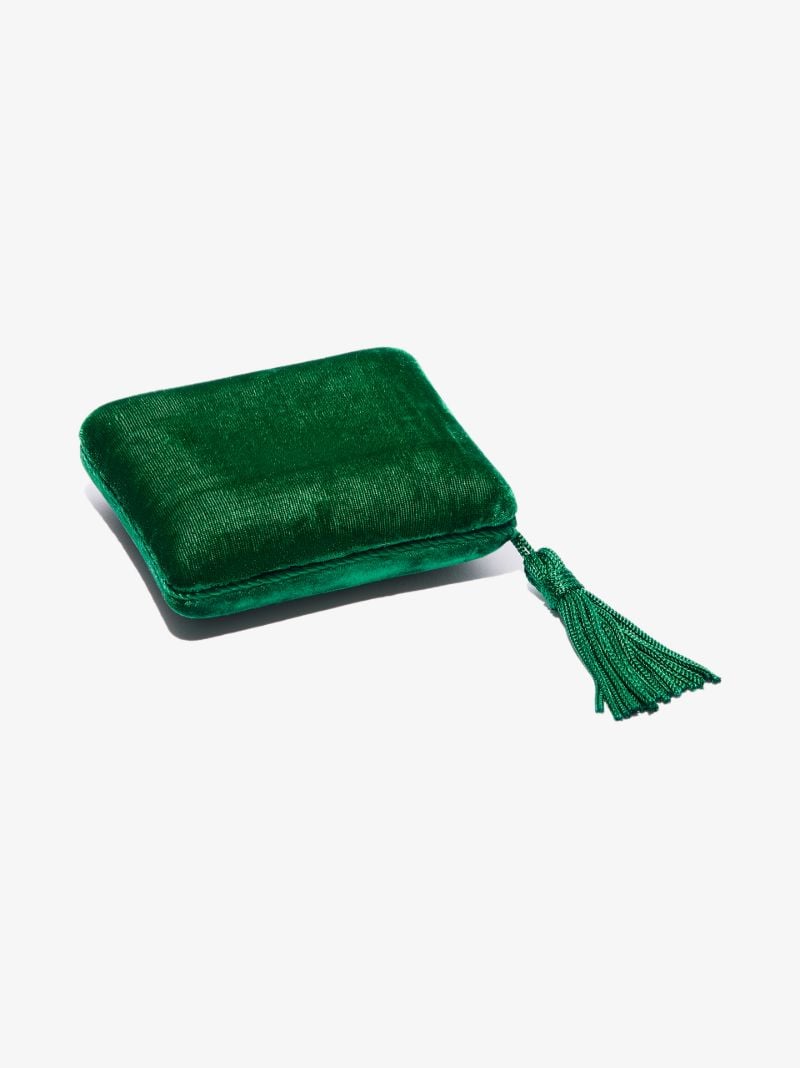 Green Small Velvet Jewellery Box