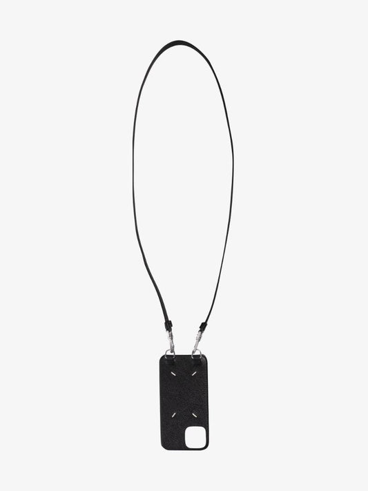 Black Four-stitch Iphone 12 Pro Case