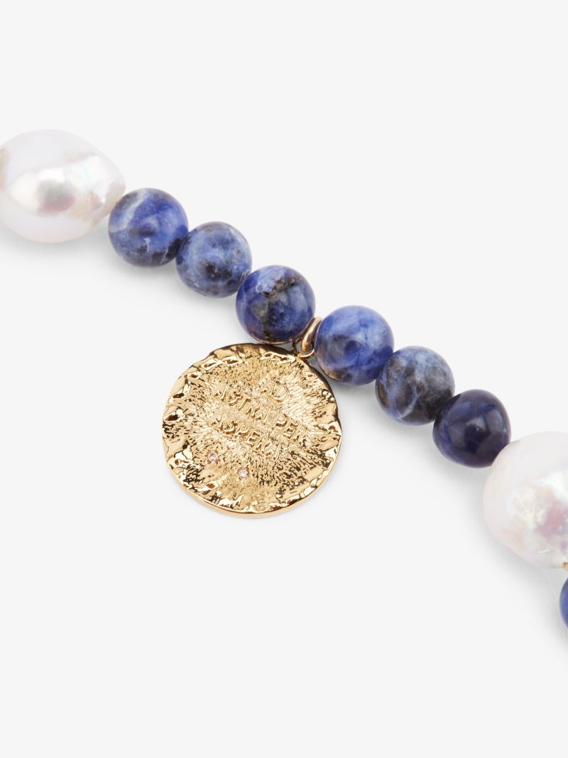 Gold-plated Novalyn Beaded Necklace