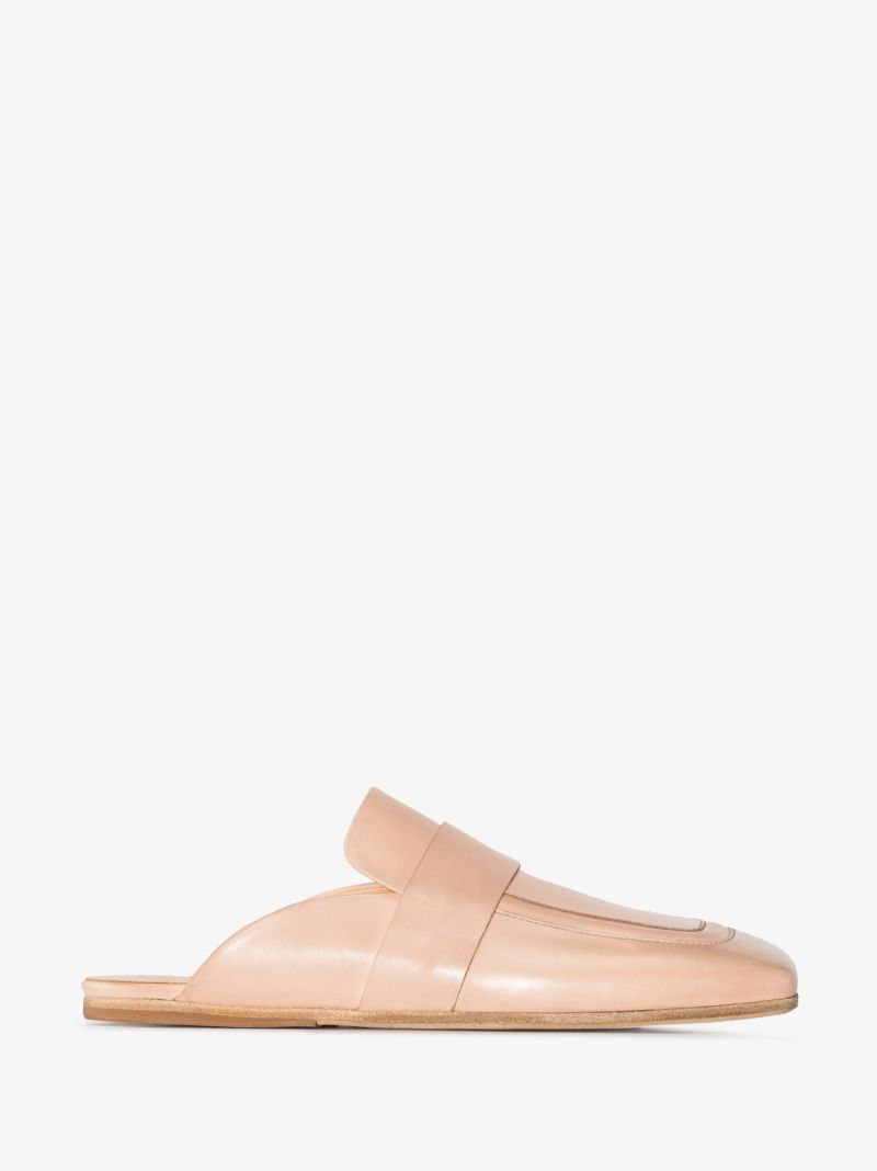 Neutral Leather Mules