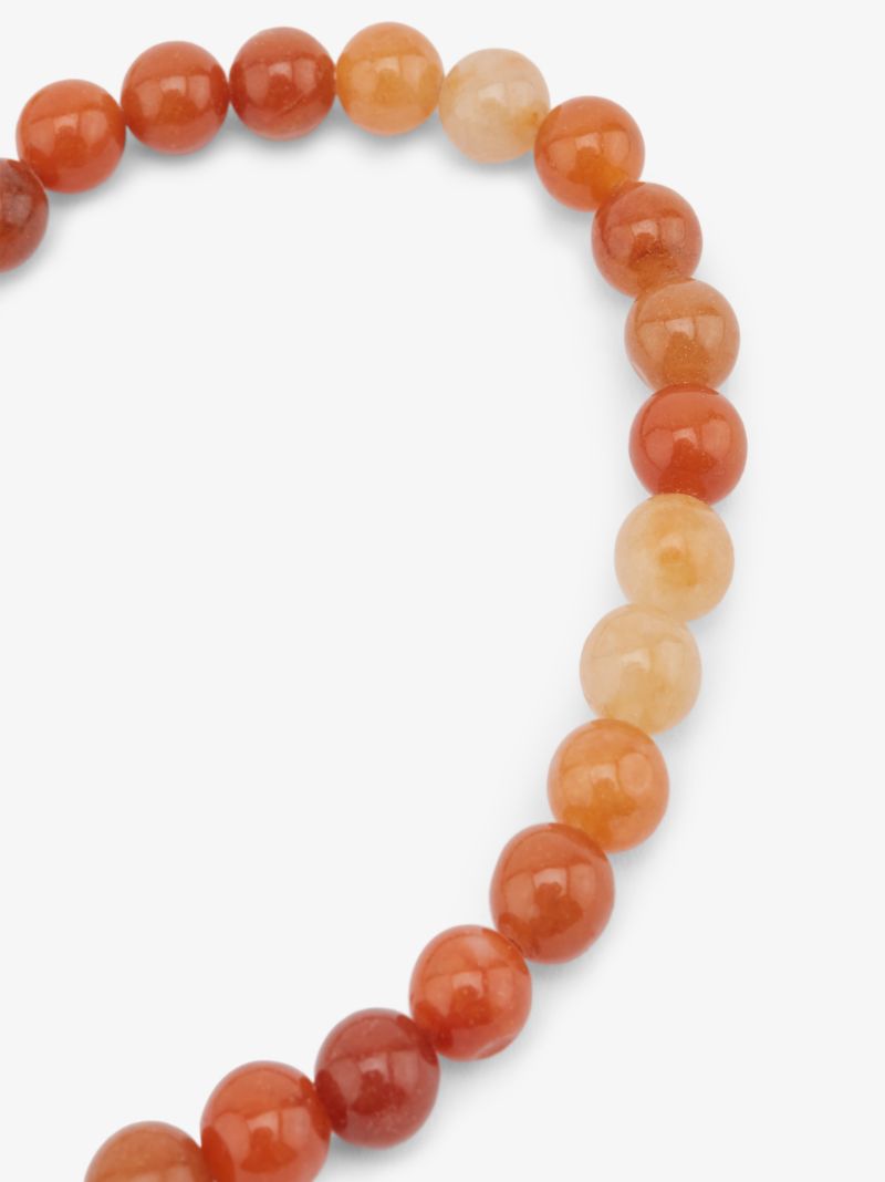Orange Alona Beaded Necklace
