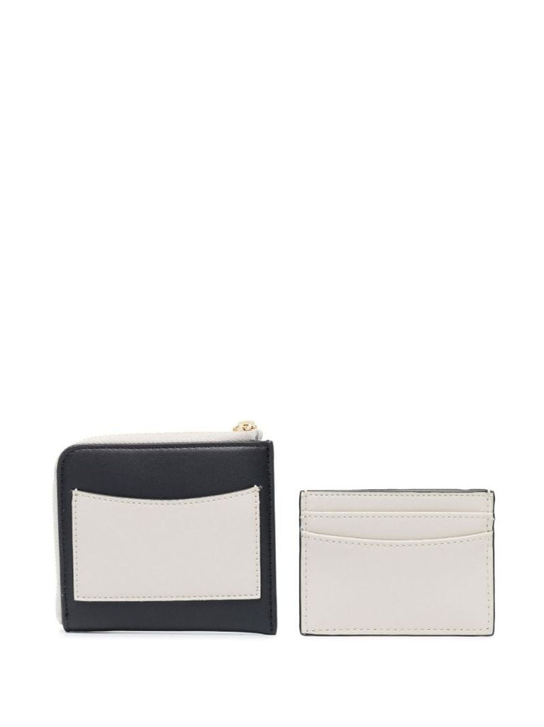Black Logo Zip-up Coin Pouch