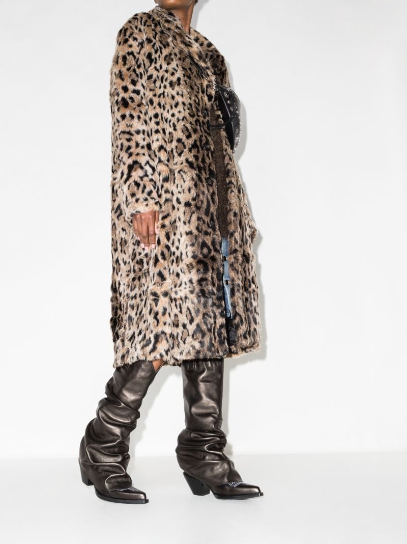 Black 55 Knee-high Leather Boots
