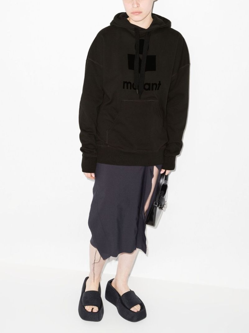 Mansel Logo Print Hoodie